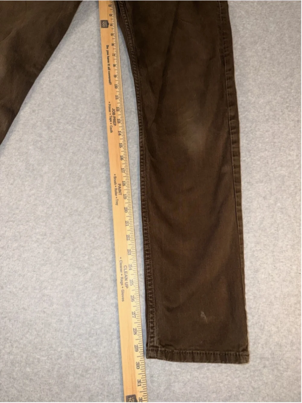 Levi’s 502 Regular Taper Jeans Men’s 34x34 Brown Stretch Denim Pants